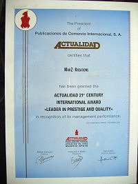Actualidad International Award 21st Century